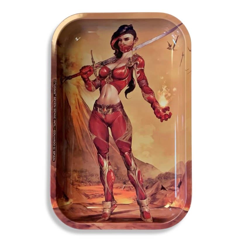 Ugnis / Fire Goddess Rolling Tray (Signature Series)