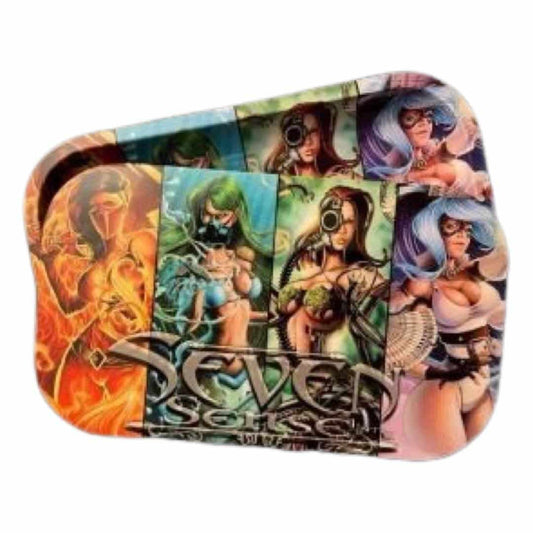 Quadrasesery: Quadriptych Rolling Tray w/ Magnetic Lid