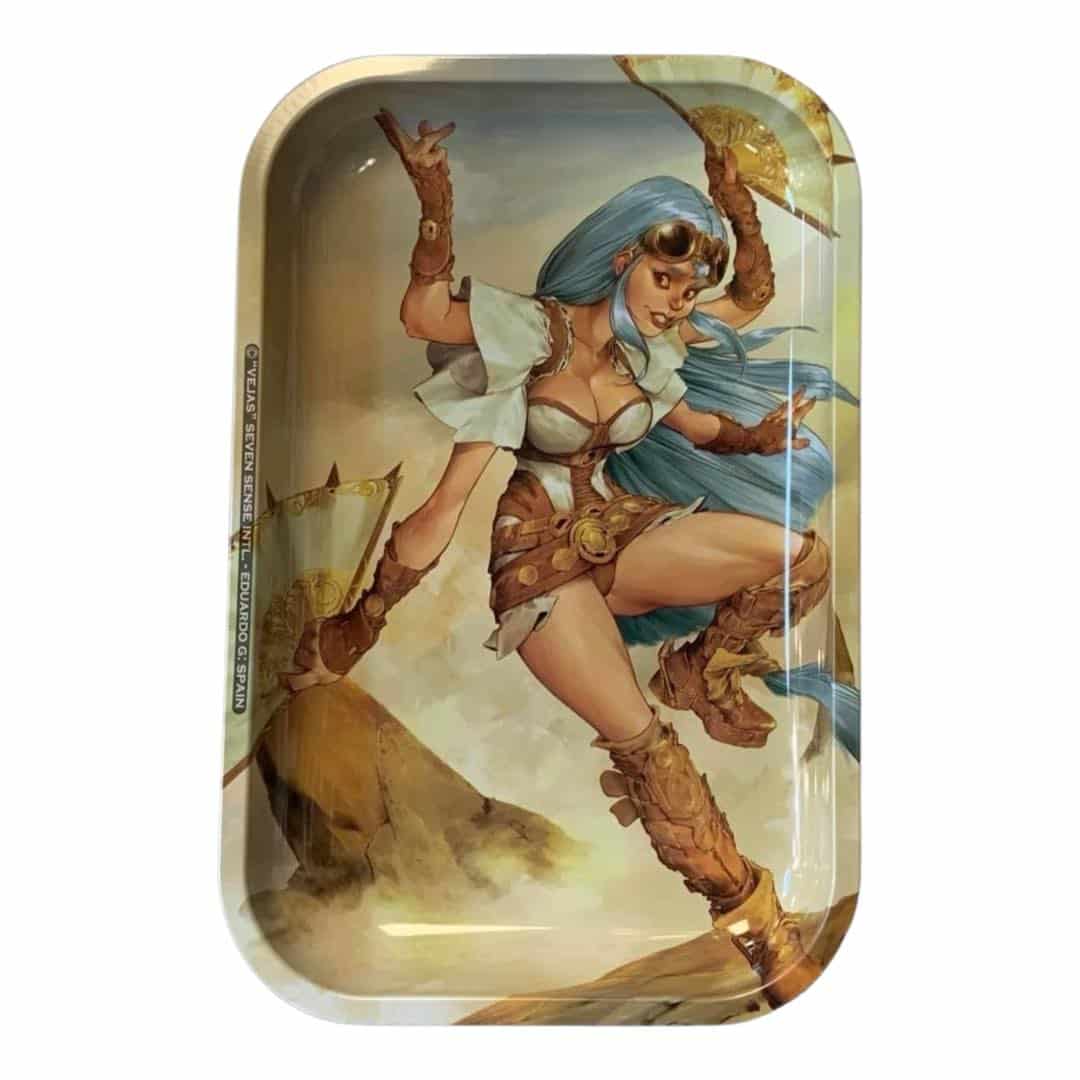 Vejas / Wind Goddess Rolling Tray (Signature Series)
