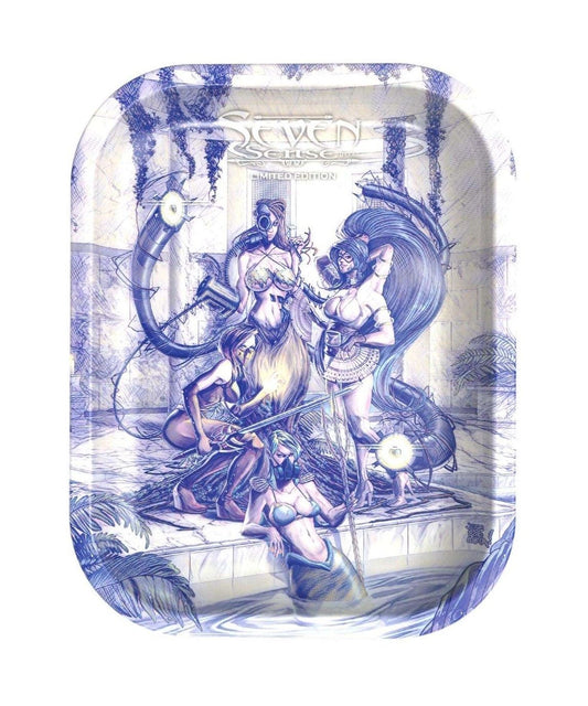 Quadrasesery: "The Temple" (Limited Edition Sketchwork Design) tray