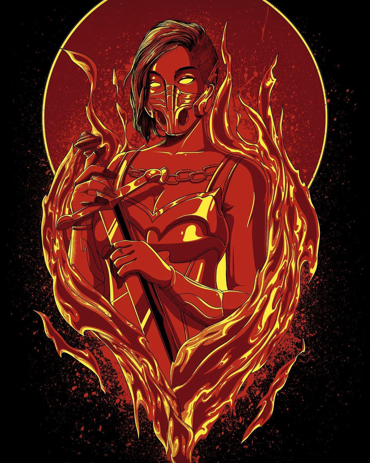Ugnis / Fire Goddess Shirt (Womens)