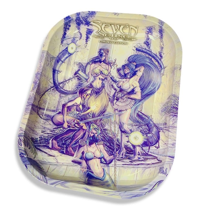 Quadrasesery: "The Temple" (Limited Edition Sketchwork Design) tray