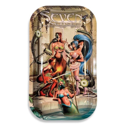 Quadrasesery: "The Temple" - 10.75" x 6.25" Rolling Tray