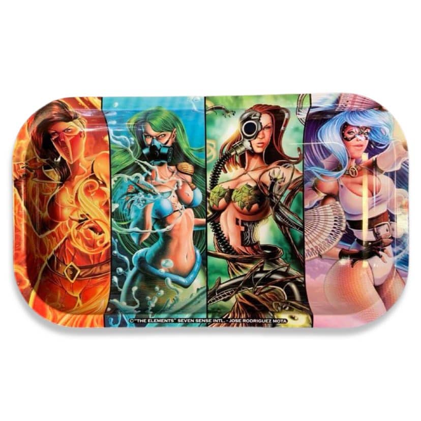 Quadrasesery: "Quadriptych" Rolling Tray