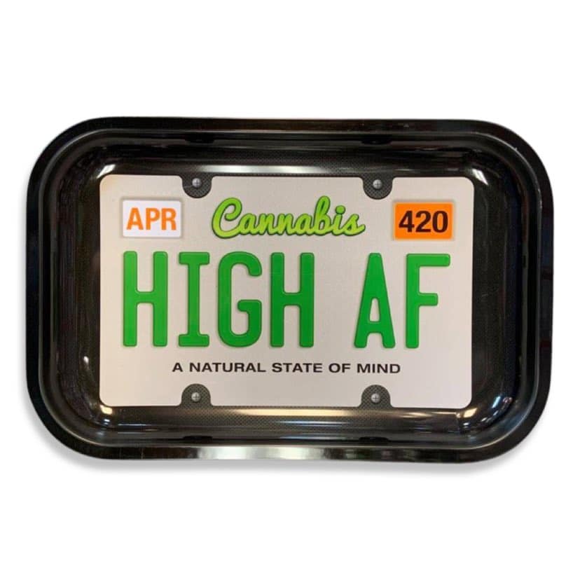 High AF - Natural State of Mind - 420 Rolling Tray 7.5" x 11.25"