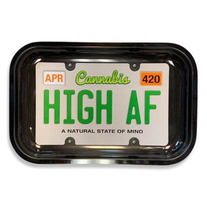 High AF - Natural State of Mind - 420 Rolling Tray 7.5" x 11.25"