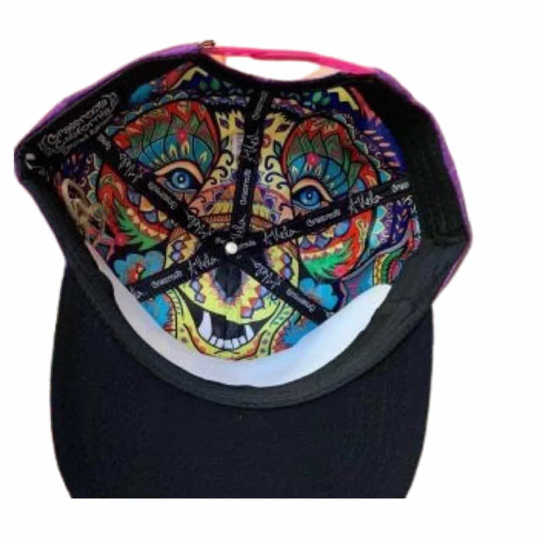 Amanda Vela Bear (Purple): Official Grassroots California Heady Snapback