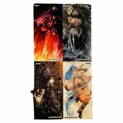 Quadrasesery / Element Goddesses: Marcos Jo - 4 Sticker Set (2 x 4")