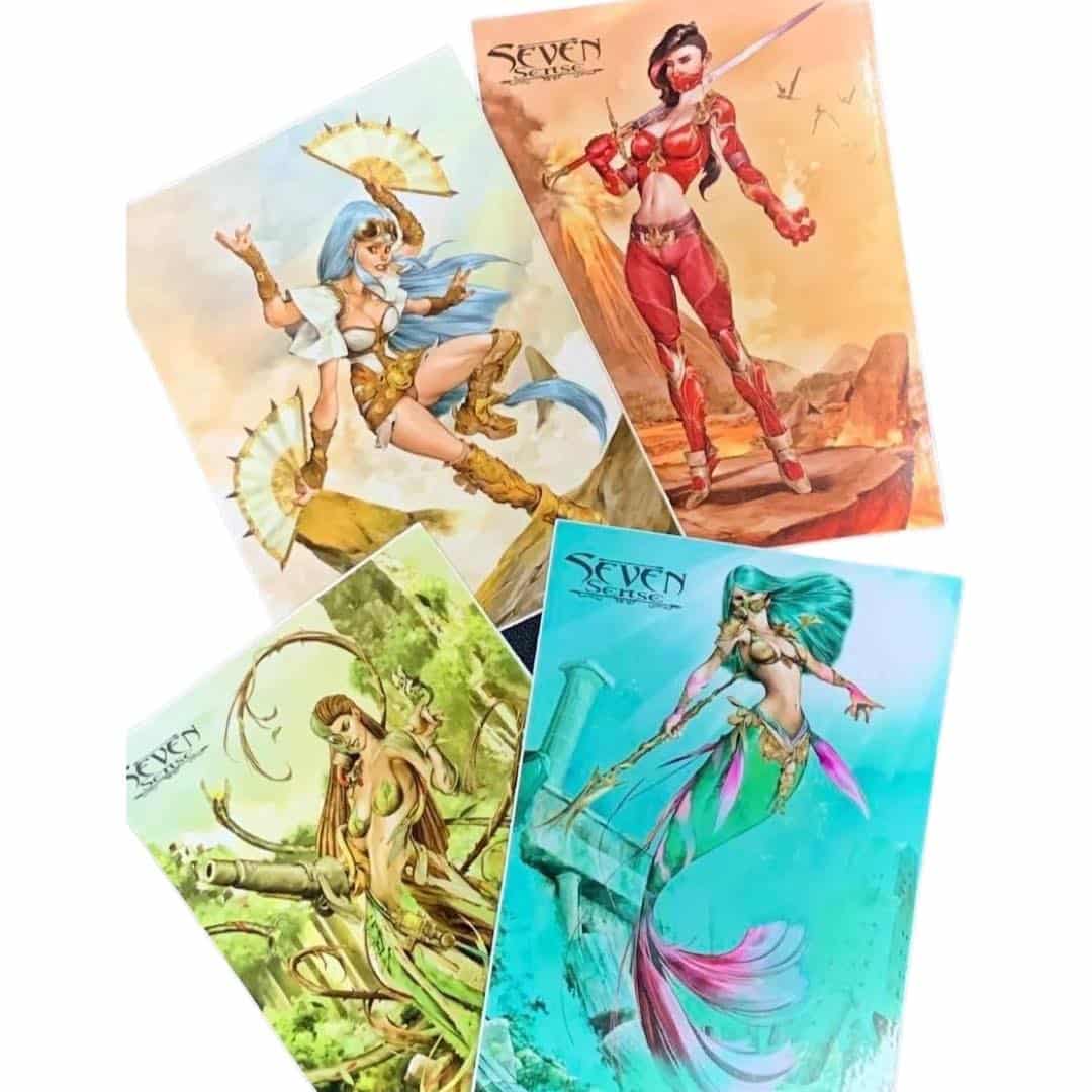Big 5" High Quality (Element Goddess) Vinyl Stickers