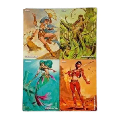 Quadraserey / Element Goddesses: 5 Sticker Set (2.5 x 3.5") Eduardo G