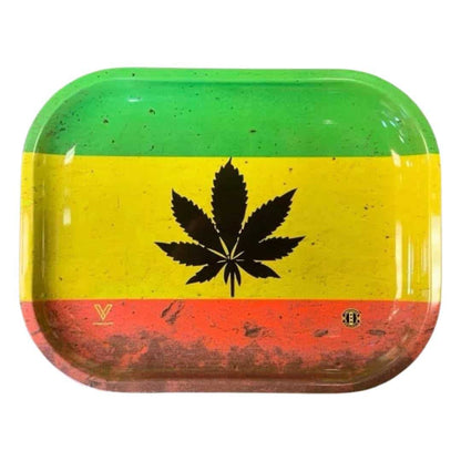 Rasta Leaf Rolling Tray