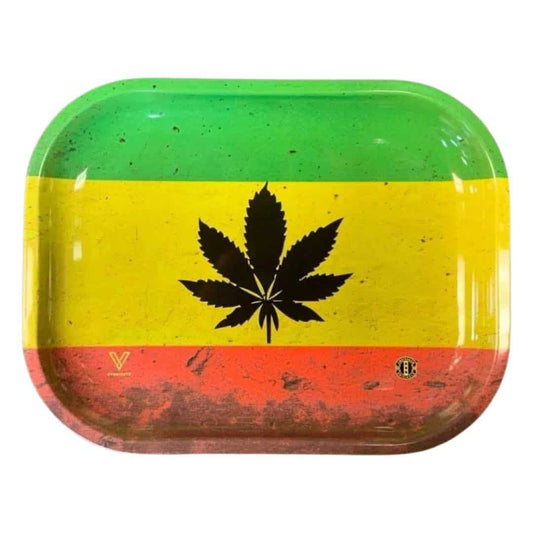 Rasta Leaf Rolling Tray