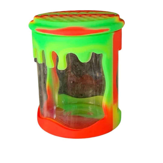 Silicone / Glass Storage Jar - 2.25 x 2.5"
