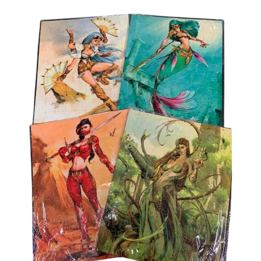 Quadrasesery aka Element Goddesses (Set of 4) Puzzles (via Spain)