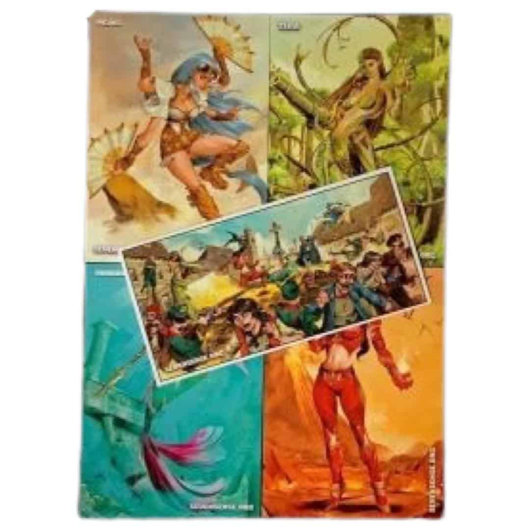 Quadraserey / Element Goddesses: 5 Sticker Set (2.5 x 3.5") Eduardo G