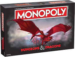 Monopoly Dungeons and Dragons