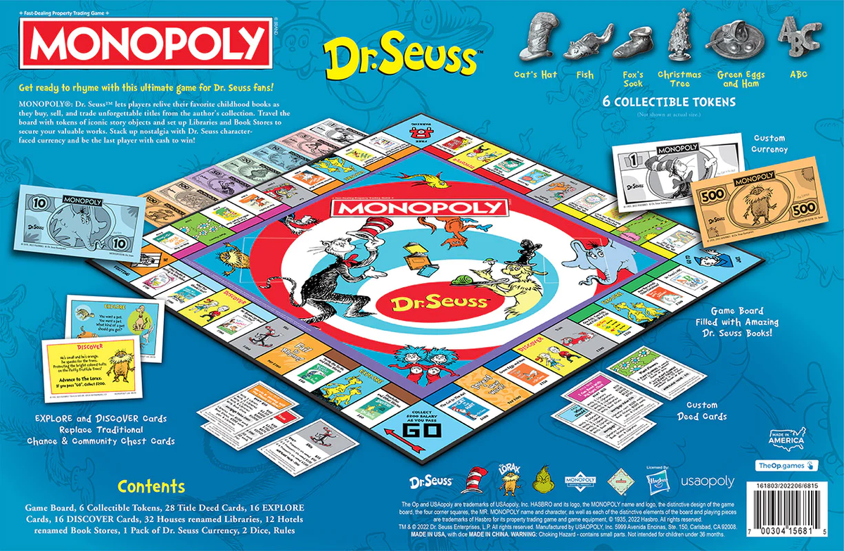 Dr. Seuss Monopoly