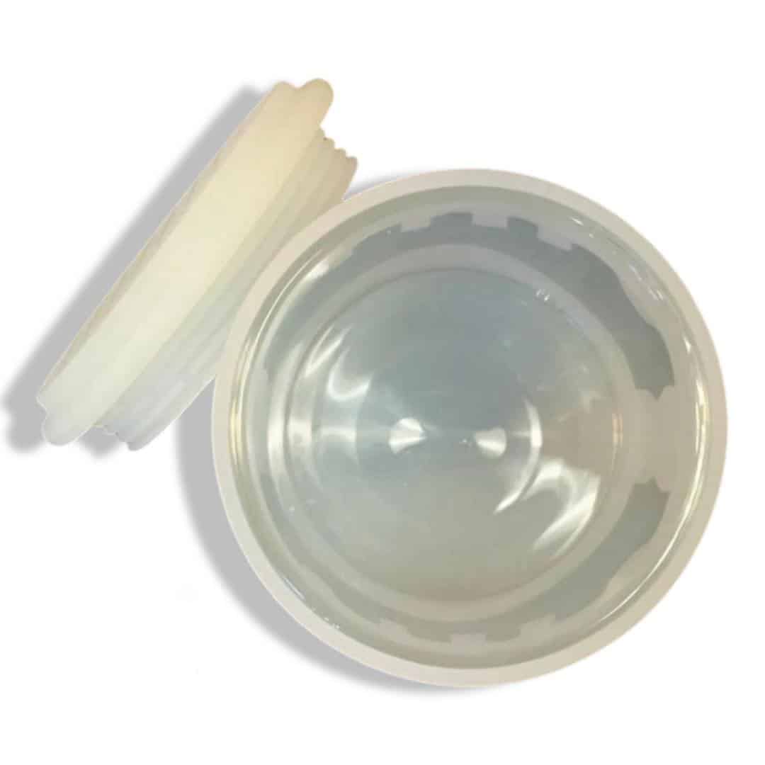 Glow in the Dark Silicone / Glass Storage Jar - 2.25 x 2.5"