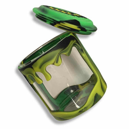 Silicone and Glass Jar