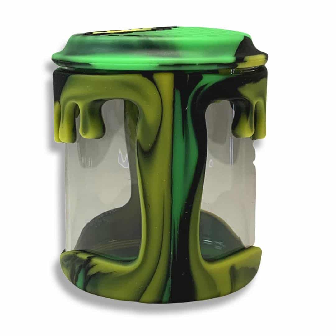 Silicone and Glass Jar