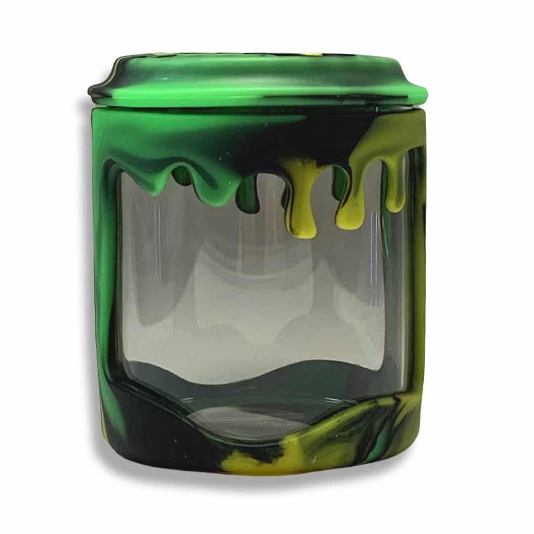 Silicone and Glass Jar