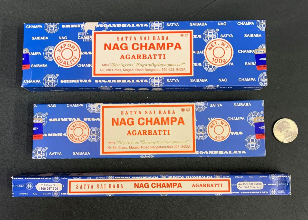 Nag Champa: 10, 40, and 100gm