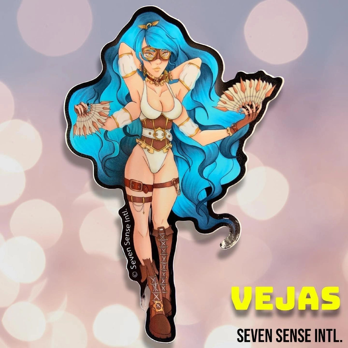 Vejas / Wind Goddess: Big 5" - High Quality Vinyl Sticker