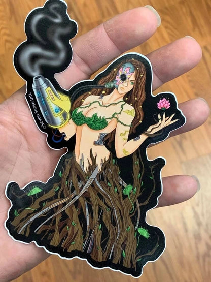 Zeme / Earth Goddess: Big 5" - High Quality Vinyl Sticker