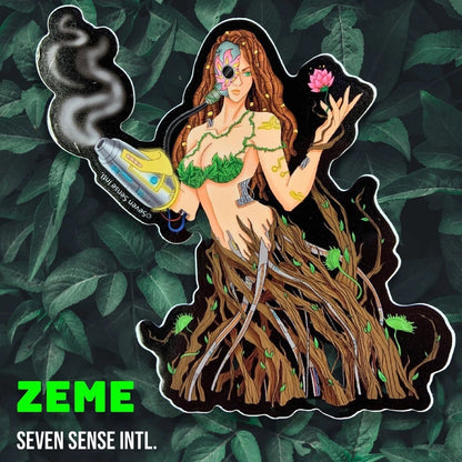 Zeme / Earth Goddess: Big 5" - High Quality Vinyl Sticker