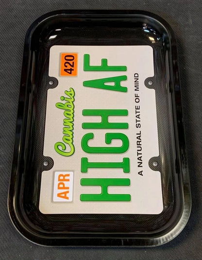 High AF - Natural State of Mind - 420 Rolling Tray 7.5" x 11.25"