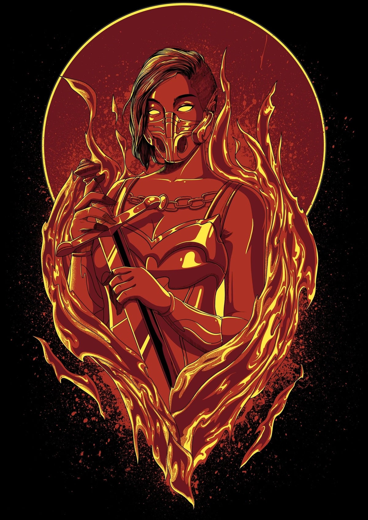 Ugnis / Fire Goddess Shirt (Mens)