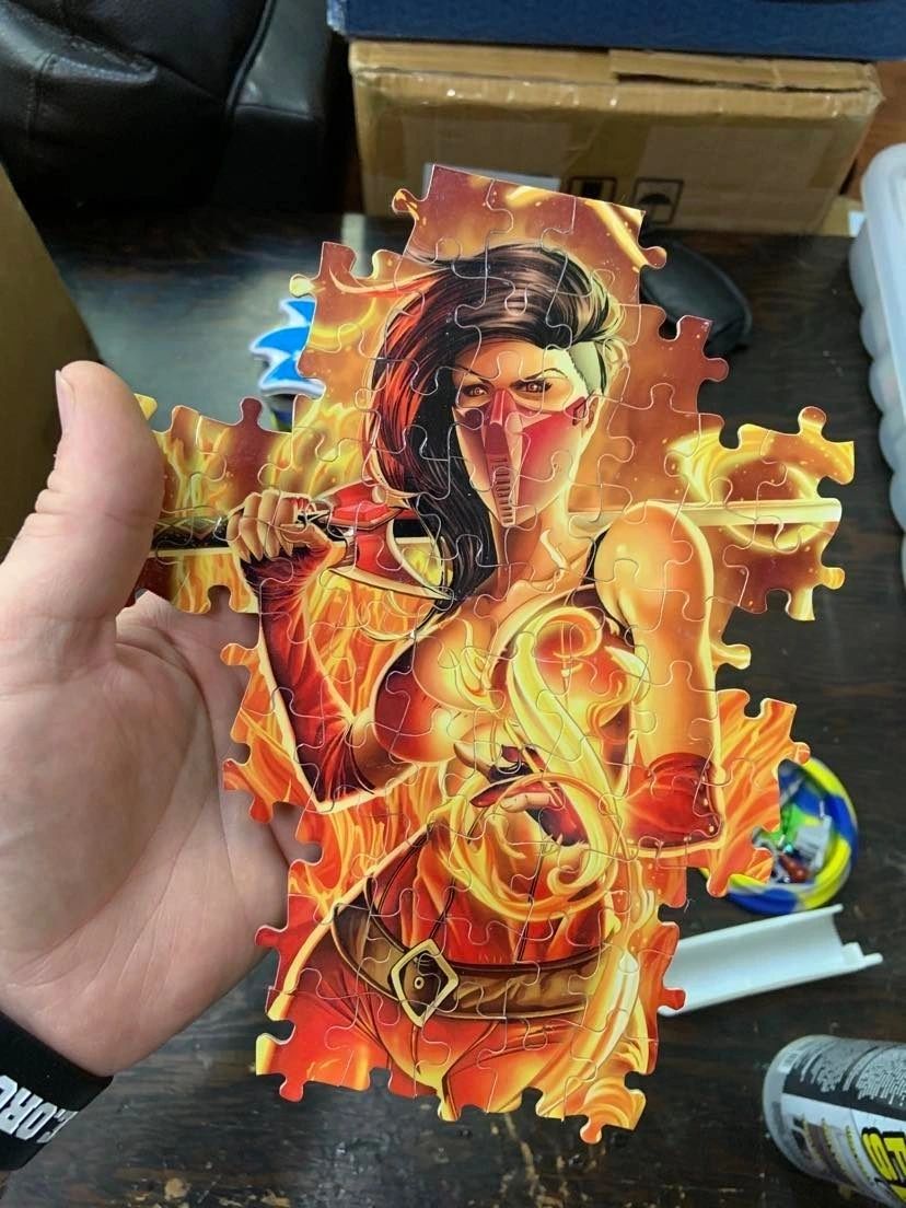 Quadrasesery aka Element Goddesses (Set of 4) Puzzles (via Venezuela)