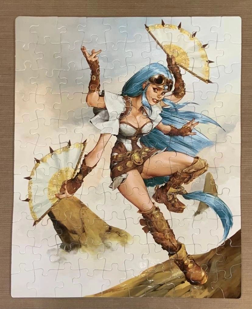 Quadrasesery aka Element Goddesses (Set of 4) Puzzles (via Spain)
