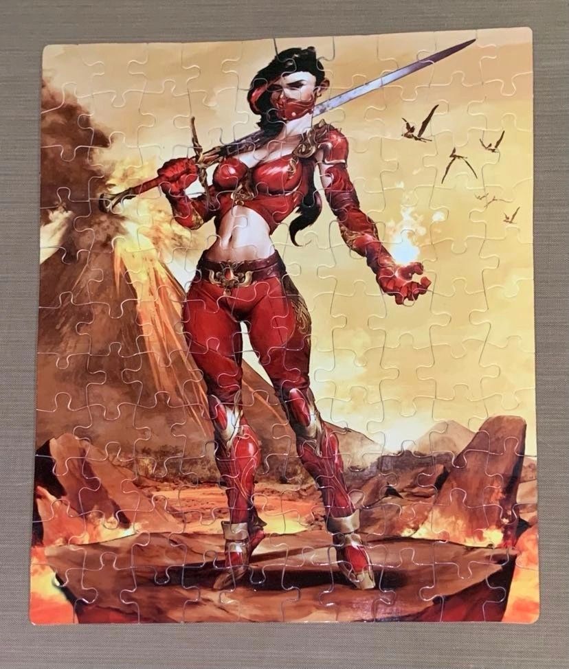 Quadrasesery aka Element Goddesses (Set of 4) Puzzles (via Spain)