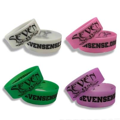 Seven Sense Silicone Super Bracelet (Glow in the Dark)