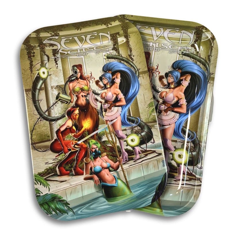 Temple Rolling Tray With Magnetic Lid (Signature Series)