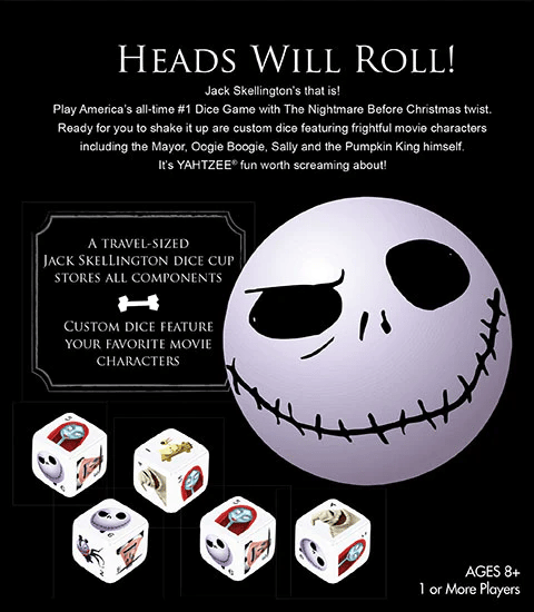 Yahtzee Nightmare Before Christmas
